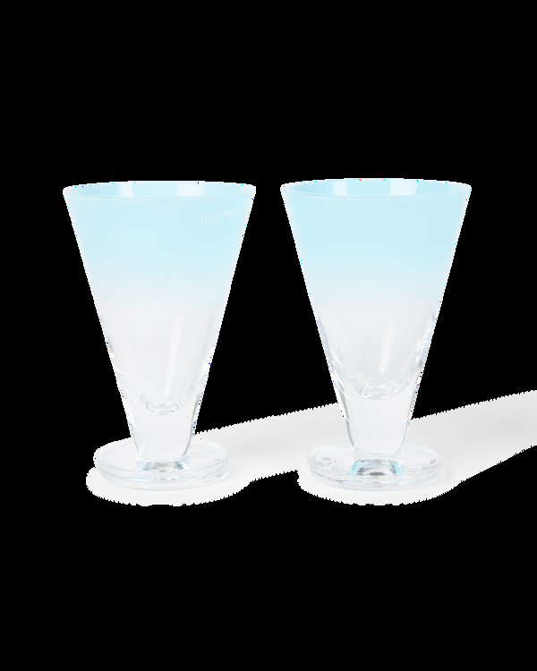 Emporio Sirenuse Large Gradient Stemmed Glass Set Of 2