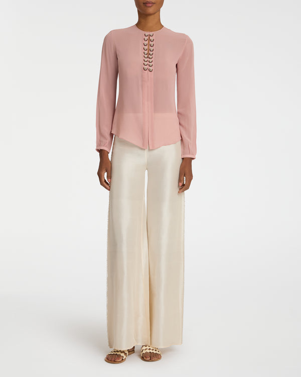 Emporio Sirenuse Lauren Blouse With Embroidery Beads