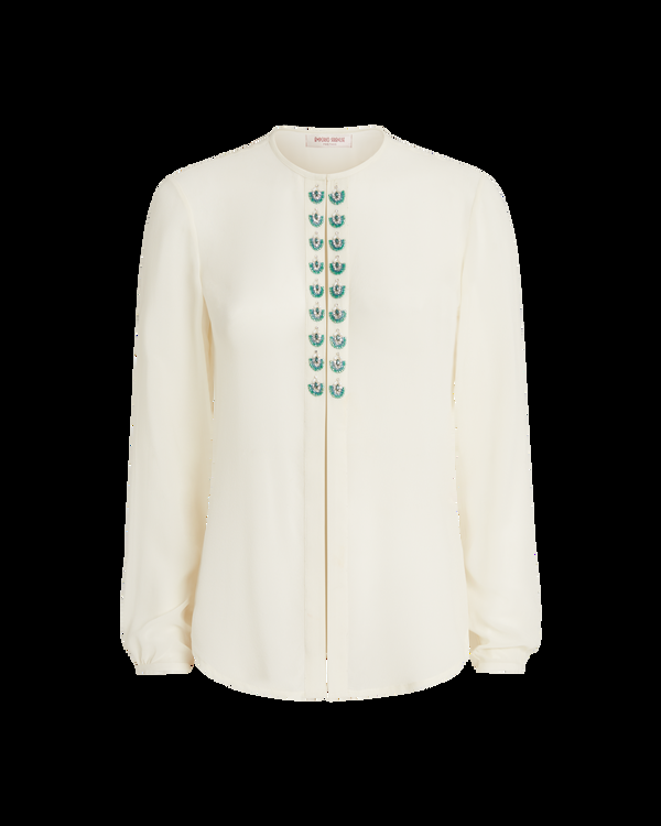 emporio sirenuse Lauren Blouse with Embroidery Beads