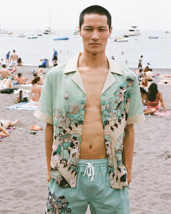 Emporio Sirenuse Le Sirenuse Shirt By Lucio Liguori