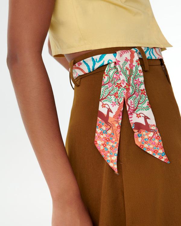 emporio sirenuse Long Twilly Scarf in Louis Barthélemy Print