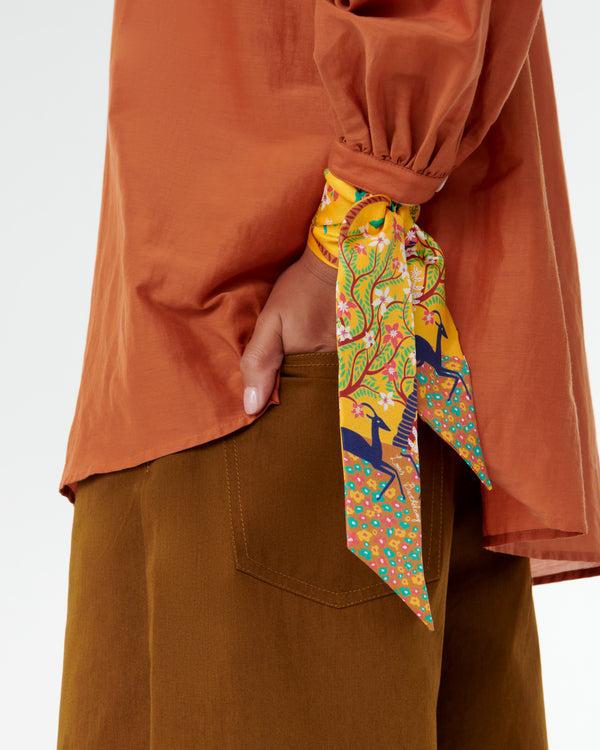 emporio sirenuse Long Twilly Scarf in Louis Barthélemy Print