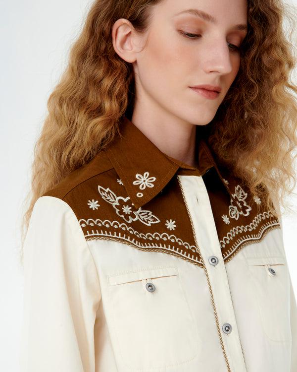 Emporio Sirenuse Rodeo Shirt With Alabama Embroidery