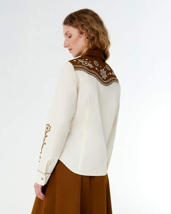 Emporio Sirenuse Rodeo Shirt With Alabama Embroidery