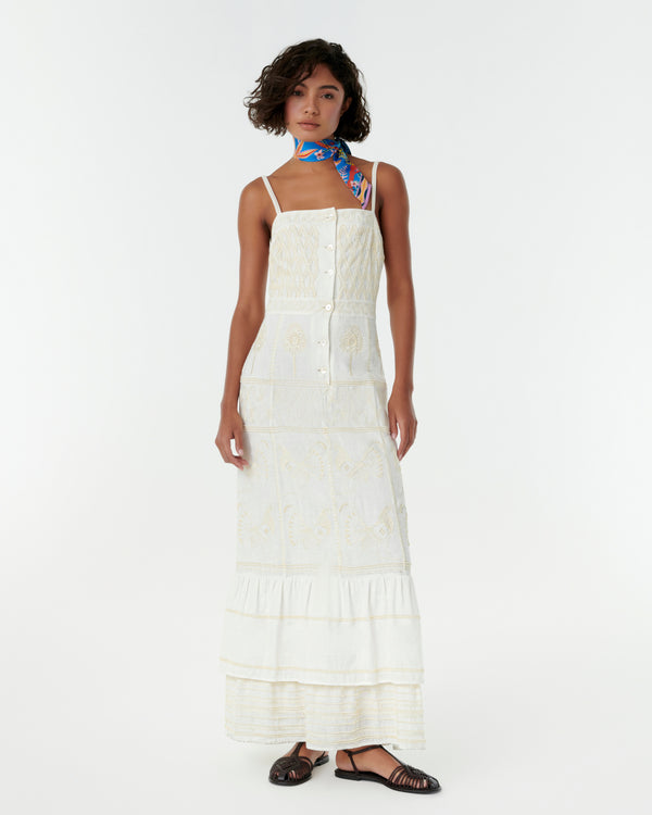 Emporio Sirenuse Short Twilly Scarf In Louis Barthélemy Print