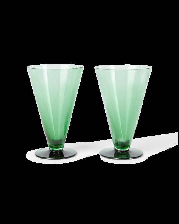 emporio sirenuse Small Coloured Stemmed Glass Set of 2