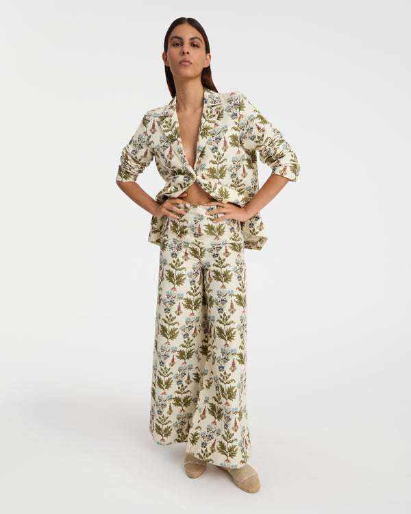 Emporio Sirenuse Stephan Trousers In Persian Botanic Print