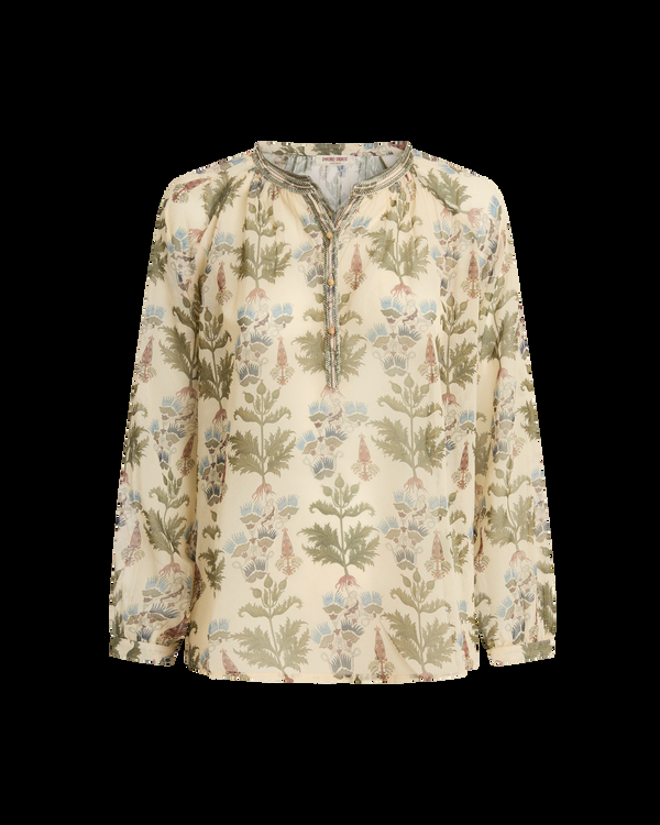 emporio sirenuse Sunshirt in Shiny Persian Botanic Print