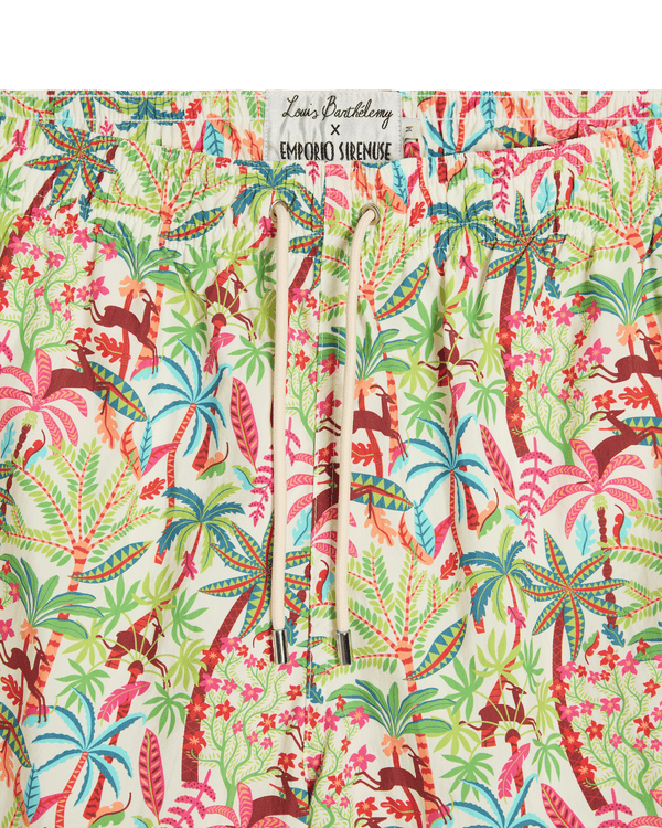 Emporio Sirenuse Swim Trunks In Louis Barthélemy Print