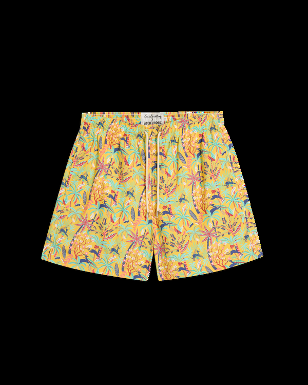 Emporio Sirenuse Swim Trunks In Louis Barthélemy Print
