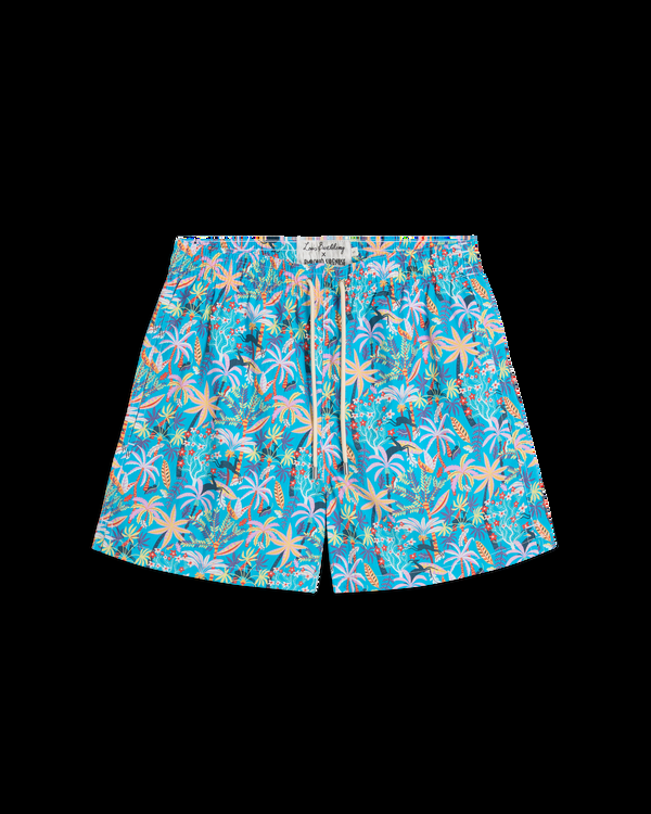 emporio sirenuse Swim Trunks in Louis Barthélemy Print