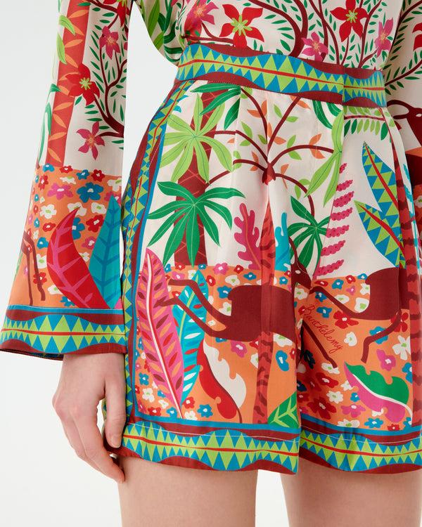 Emporio Sirenuse Tamu Shorts In Louis Barthélemy Print