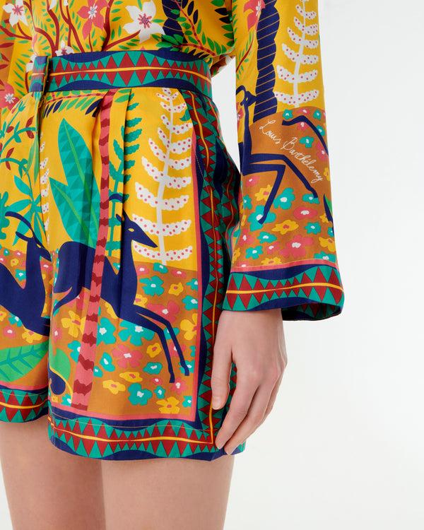 Emporio Sirenuse Tamu Shorts In Louis Barthélemy Print