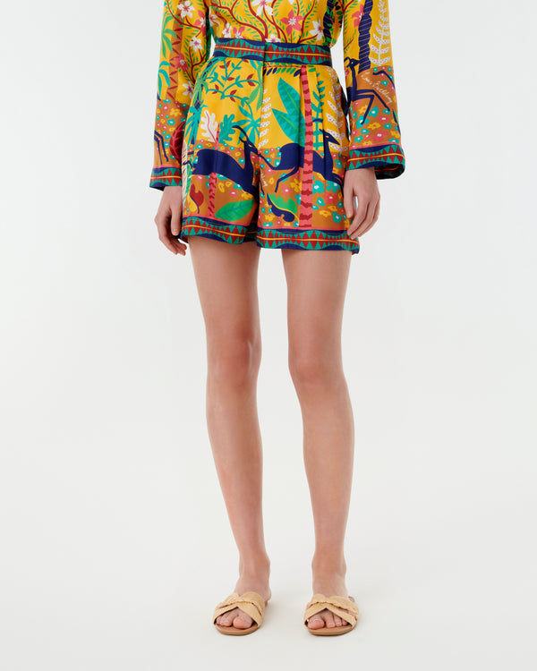 Emporio Sirenuse Tamu Shorts In Louis Barthélemy Print