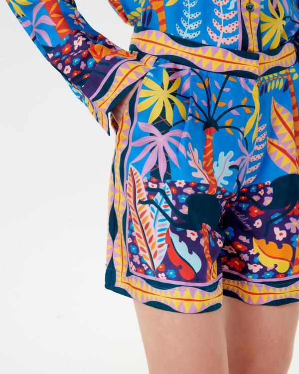 Emporio Sirenuse Tamu Shorts In Louis Barthélemy Print