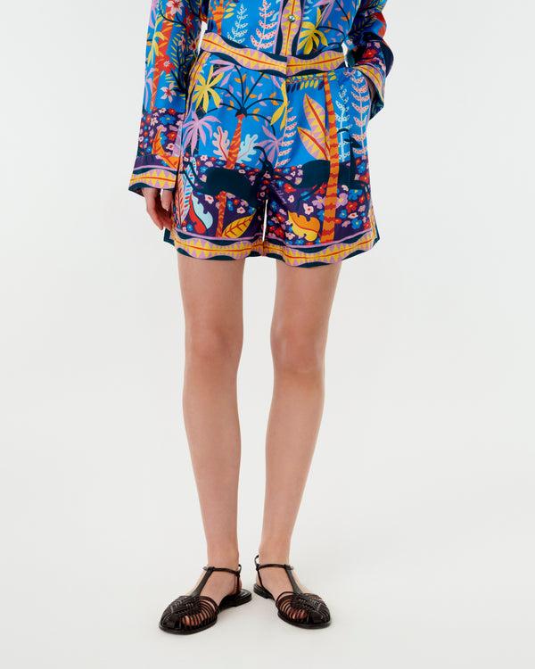 Emporio Sirenuse Tamu Shorts In Louis Barthélemy Print