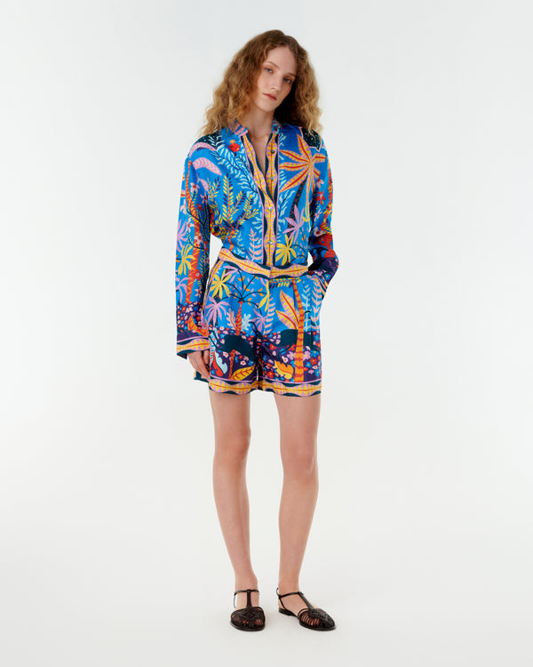 emporio sirenuse Tamu Shorts in Louis Barthélemy Print