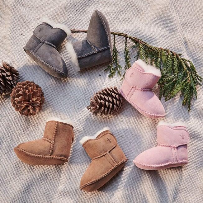 Emu Australia Baby Bootie CHARCOAL