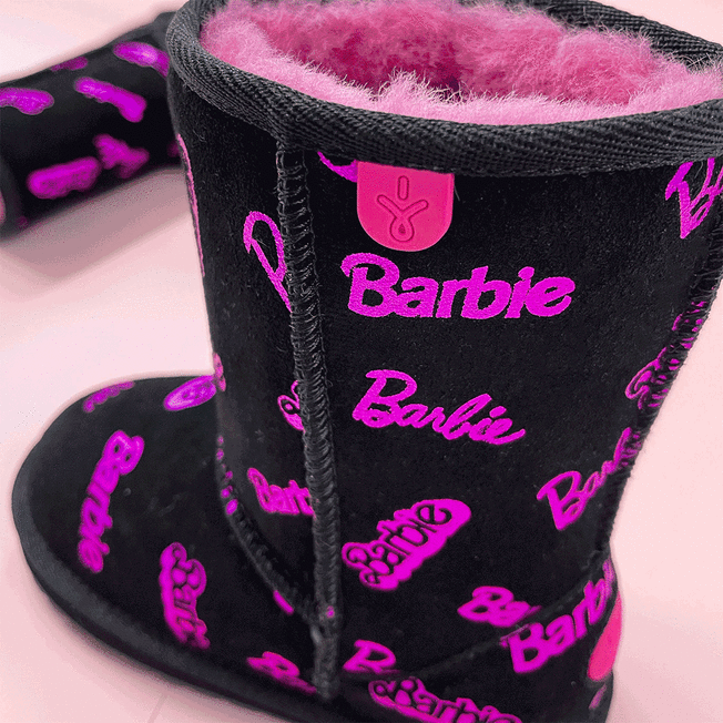 Emu Australia Barbie™ Wallaby Print Lo BLACK