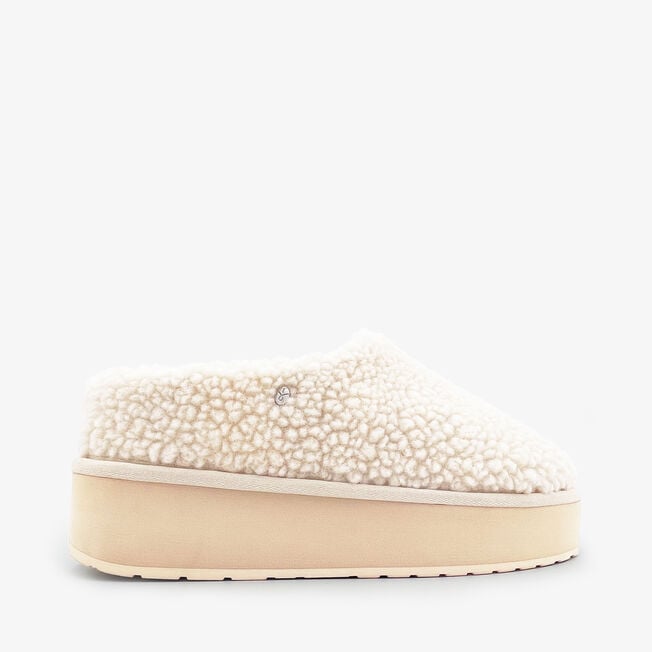 emu australia Joy Curly Flatform NATURAL