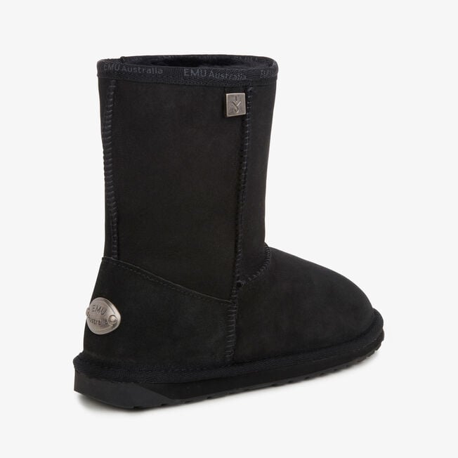 Emu Australia Platinum Stinger Slim Lo BLACK