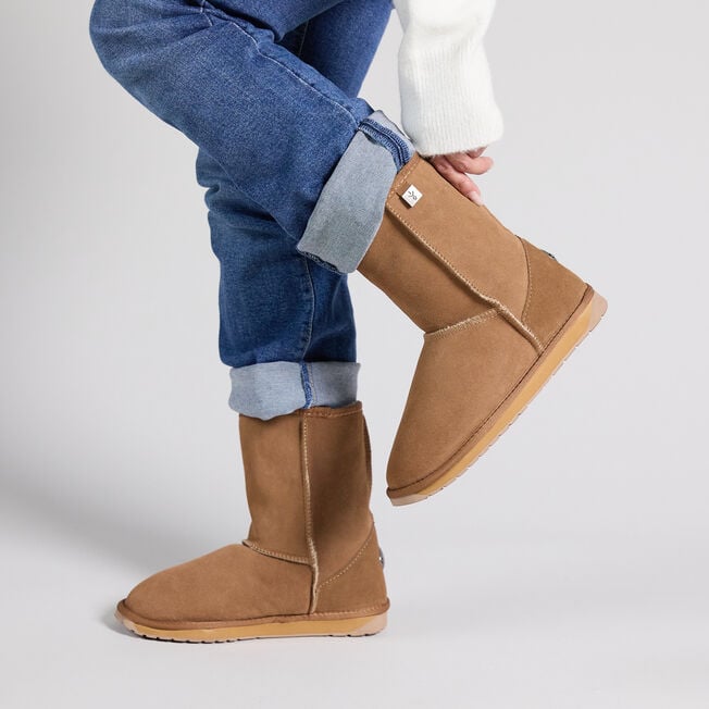 Emu Australia Platinum Stinger Slim Lo CHESTNUT