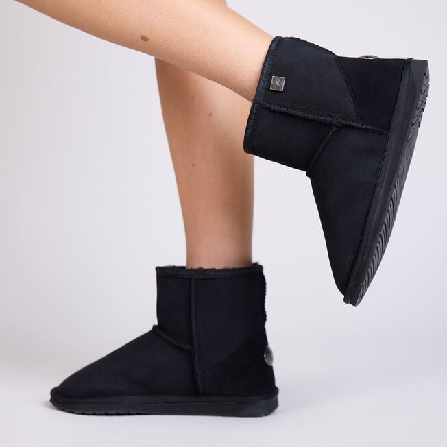 Emu Australia Platinum Stinger Slim Mini BLACK