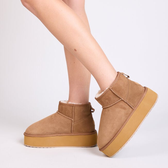 Emu Australia Stinger Micro Flatform CHESTNUT