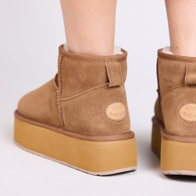Emu Australia Stinger Micro Flatform CHESTNUT