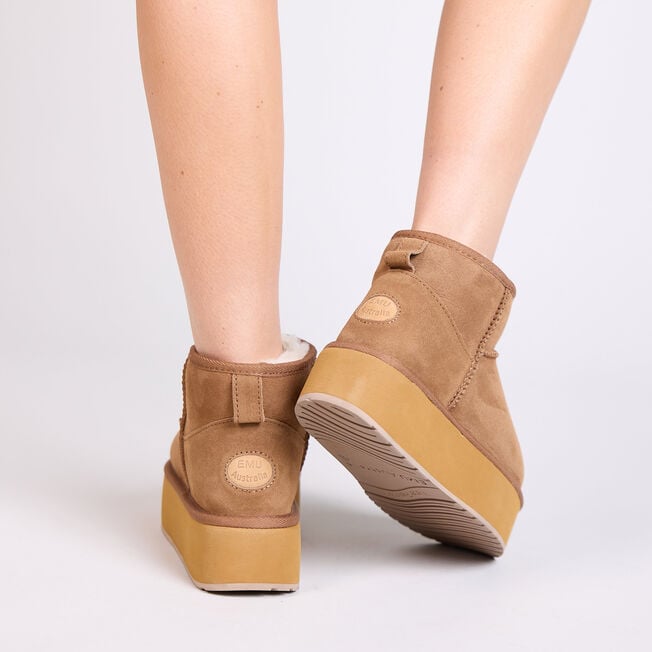 Emu Australia Stinger Micro Flatform CHESTNUT