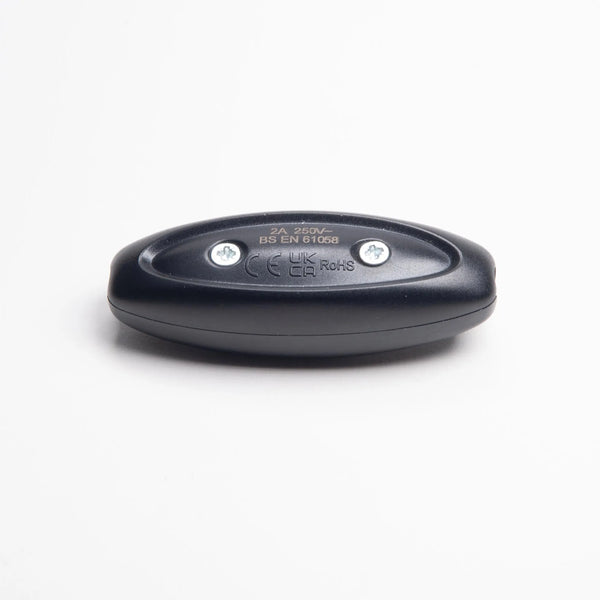 Enamel Shades Black Inline Switch 'Pebble' With Earth