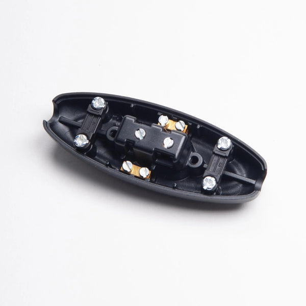 Enamel Shades Black Inline Switch 'Pebble' With Earth