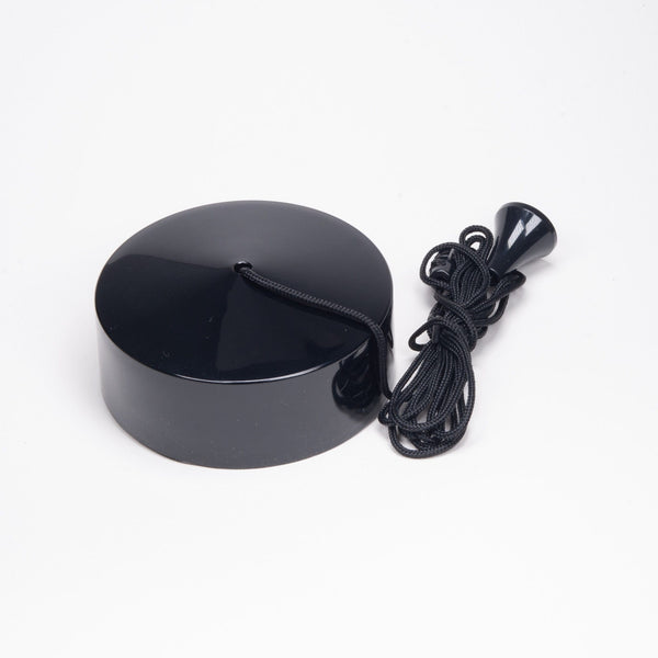 Enamel Shades Black Plastic Pull Cord 6A Two Way Ceiling Switch