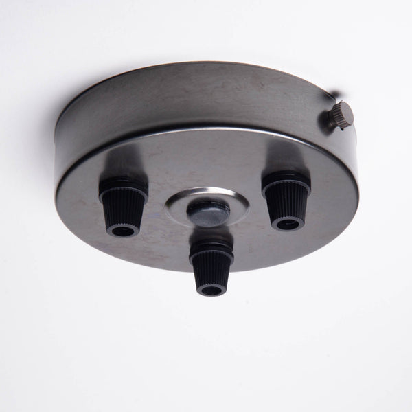 Enamel Shades Bronze 100mm Ceiling Rose - 3 Outlet