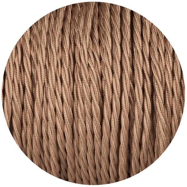 Enamel Shades Pigeon Twisted Fabric Braided Cable