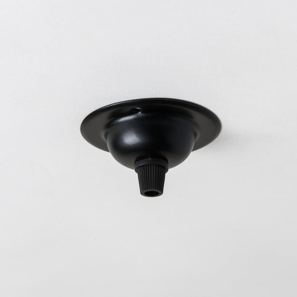 Enamel Shades Small Ceiling Rose - Black