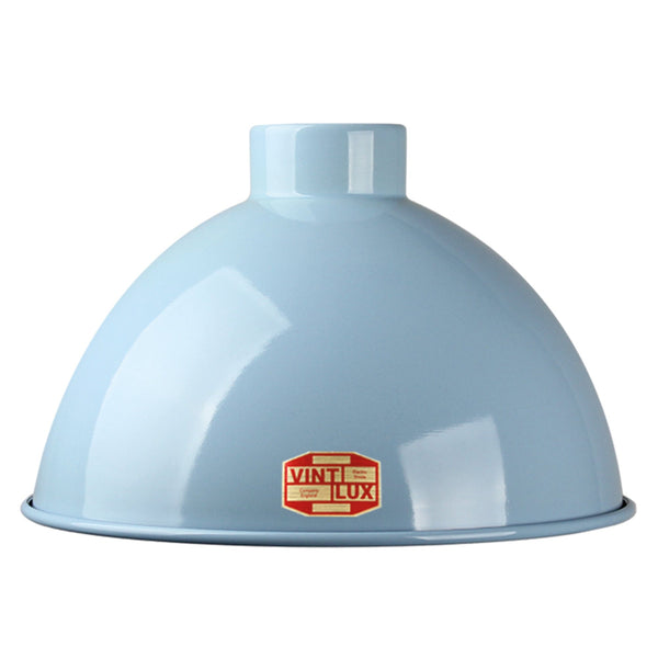 Enamel Shades Vintlux 'Dome' Steel Shade - Powder Blue