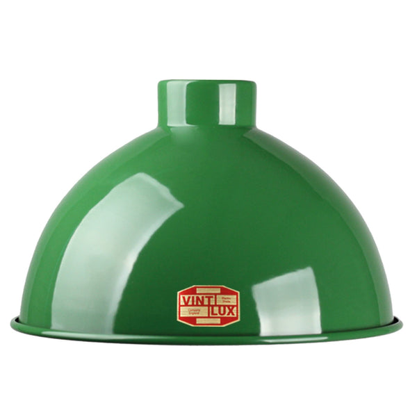 Enamel Shades Vintlux 'Dome' Steel Shade - Rural Green
