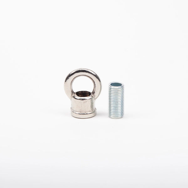 Enamel Shades Nickel Silver Hanging Ring 22mm Diameter M10 Female Threaded