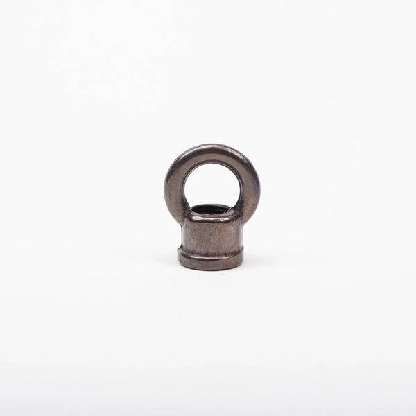 Enamel Shades Old English Brass Hanging Ring 22mm Diameter M10 Female Threaded