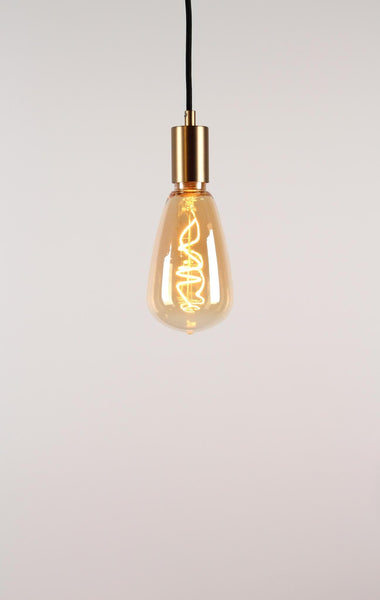 Enamel Shades Vintlux E27 Dimmable LED Filament Lamp 4W SF100 265lm 2200K Kyodai Fluxx Edison XL Gold