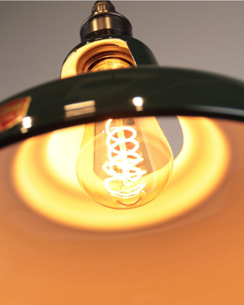 Enamel Shades Vintlux E27 Dimmable LED Filament Lamp 4W ST64 265lm 2200K Karu Edison Gold