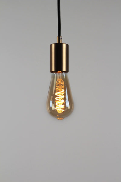 Enamel Shades Vintlux E27 Dimmable LED Filament Lamp 4W ST64 265lm 2200K Karu Edison Gold