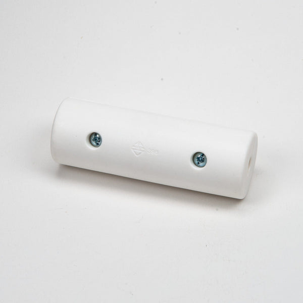 Enamel Shades White Inline Cylinder Switch (with Earth)