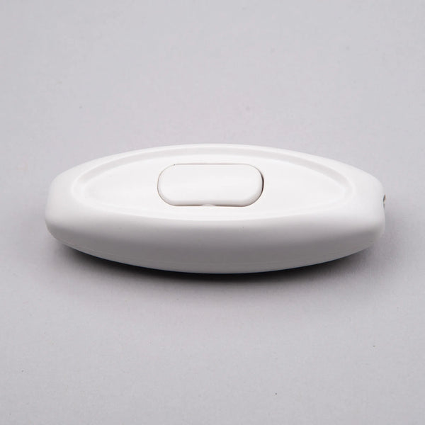 Enamel Shades White Inline Switch 'Pebble' with Earth