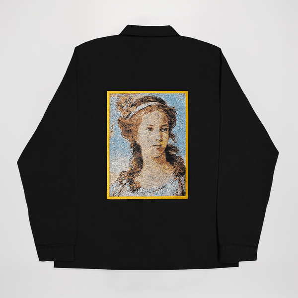 encré Portrait De Jeune Fille