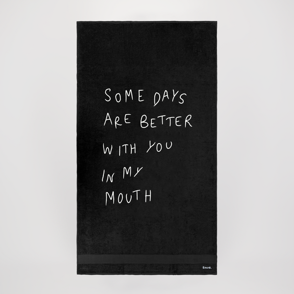 encré Some Days (Beach towel)