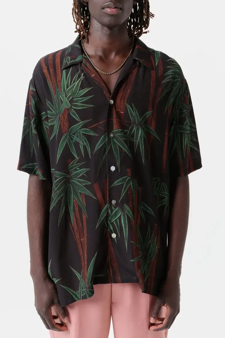 Endless Joy BAMBOO BLACK SHORT SLEEVE SHIRT