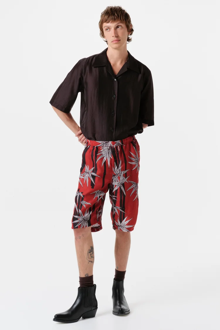 endless joy BAMBOO RED SHORT