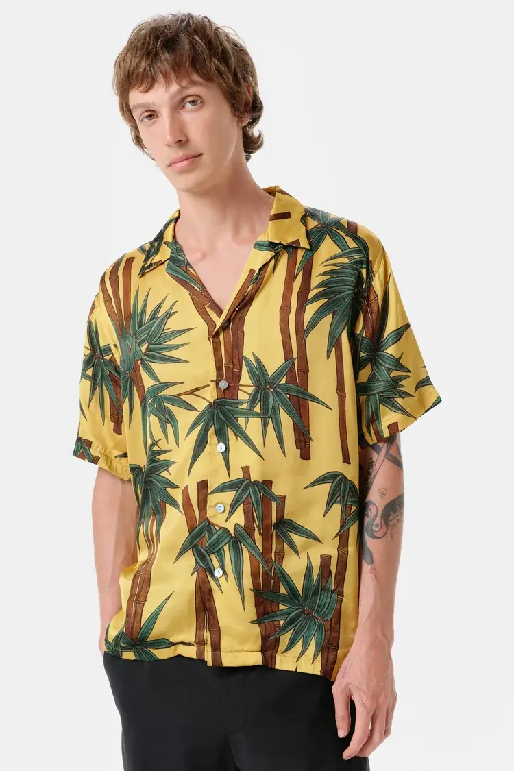 Endless Joy BAMBOO YELLOW SHORT SLEEVE SHIRT